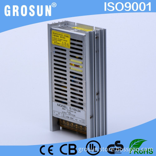 CE GS Approved 24V 6A AC DC Switching Power Supply , SMPS, Switching PSU, Single Output